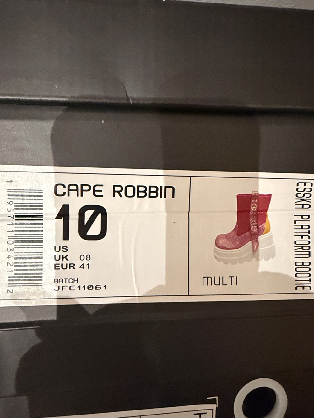 •CAPE ROBBIN• “Esska” Chunky Platform Stud Buckle Multi Ankle Boots // NIB - Picture 16 of 16